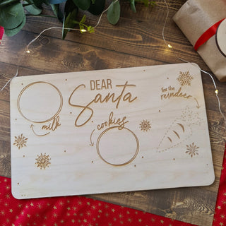 Wooden Santa Tray