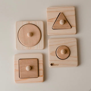 Single Shape Puzzle Set of Four