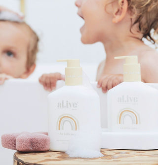 Baby Duo | Hair + Body Wash + Lotion + Tray | Gentle Pear