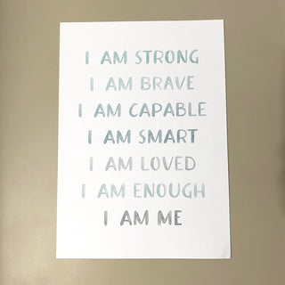 Affirmation Print | Blue