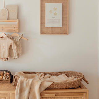 Caramel Gingham Knitted Blanket